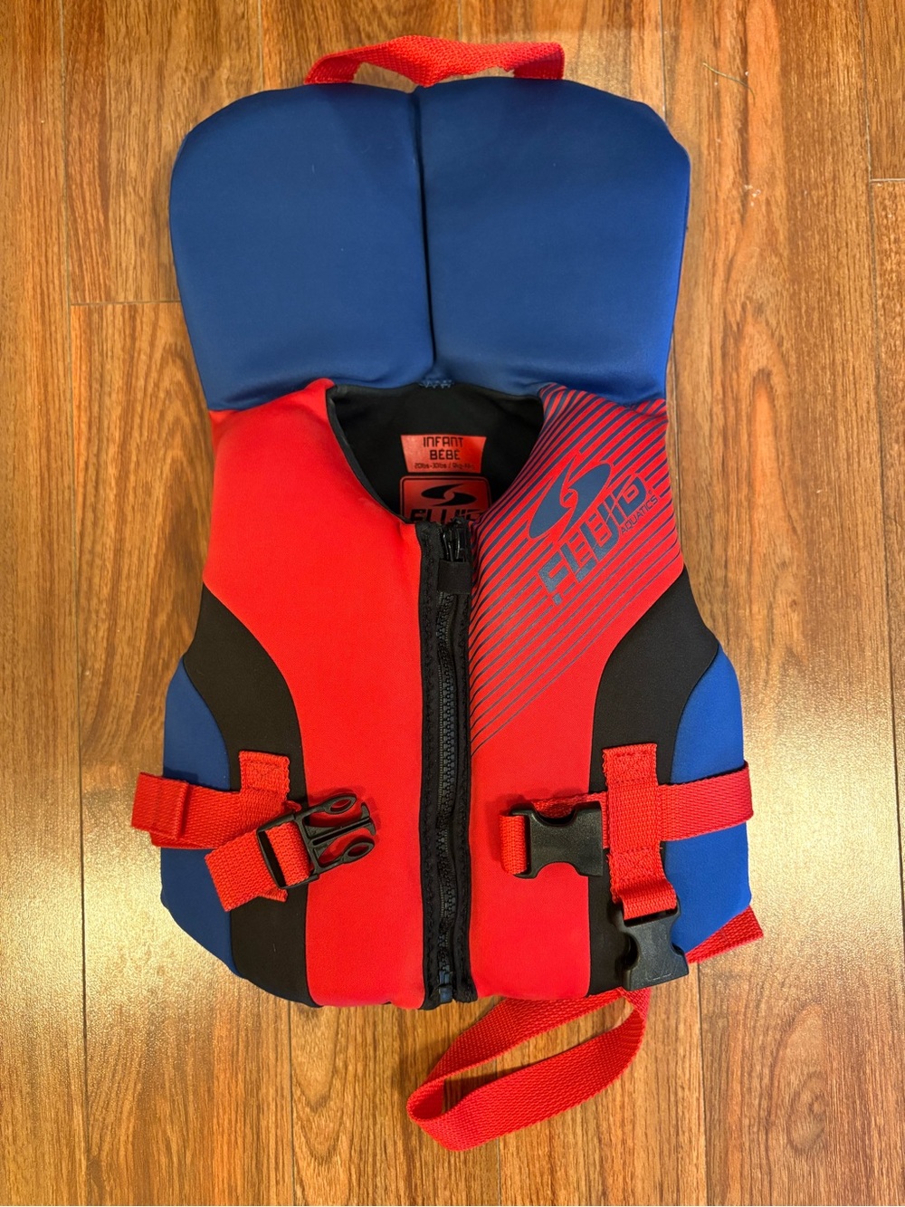 Fluid Aquatics Infant Red & Blue PFD